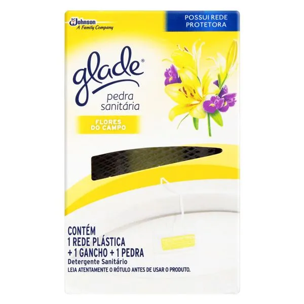 Detergente Sanitário Pedra Flores do Campo Glade Desodorizador Sanitário Glade Pedra Flores do Campo 25g
