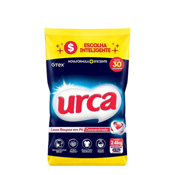 Sabão Em Pó Urca Maxx 2,4kg