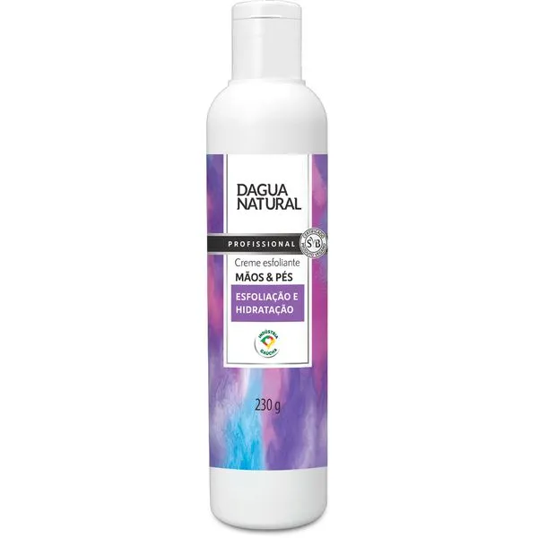 Creme Esfoliante D'agua Natural Mãos E Pés 230g