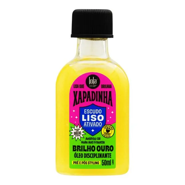 Óleo Disciplinante Capilar Lola Cosmetics Xapadinha Brilho Ouro 50ml