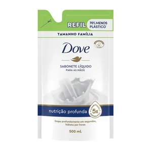 Refil Sabonete Líquido Dove Nutrição Profunda 500ml