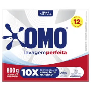 Sabão em Pó Omo Lavagem Perfeita Sachê 800g