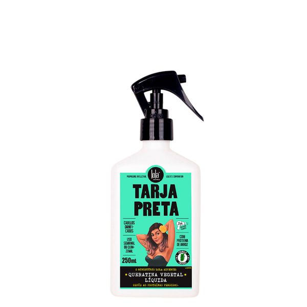 Spray de Queratina Lola From Rio Tarja Preta 250ml Spray de Queratina Lola From Rio Tarja Preta 250 ml