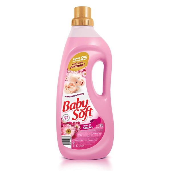 Amaciante Roupa Baby Soft Toque De Maciez 2L