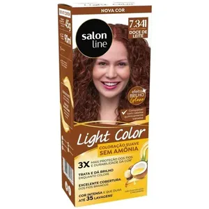 Tintura Capilar 7.341 Doce de Leite Salon Line Light Color 45g