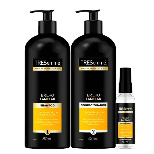 Kit Tresemmé Brilho Lamelar - 3 Unidades