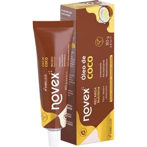 Creme Para Tratamento Novex 80g Recarga Nutritivo Óleo De Coco