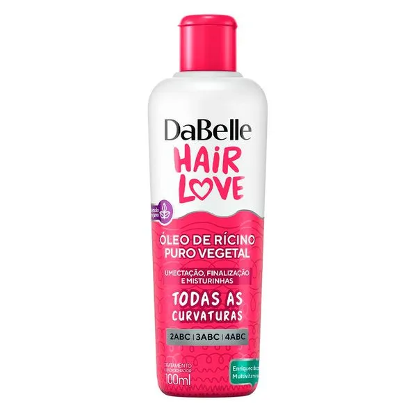 Óleo Capilar Dabelle Hair Love Rícino Vegetal 100ml