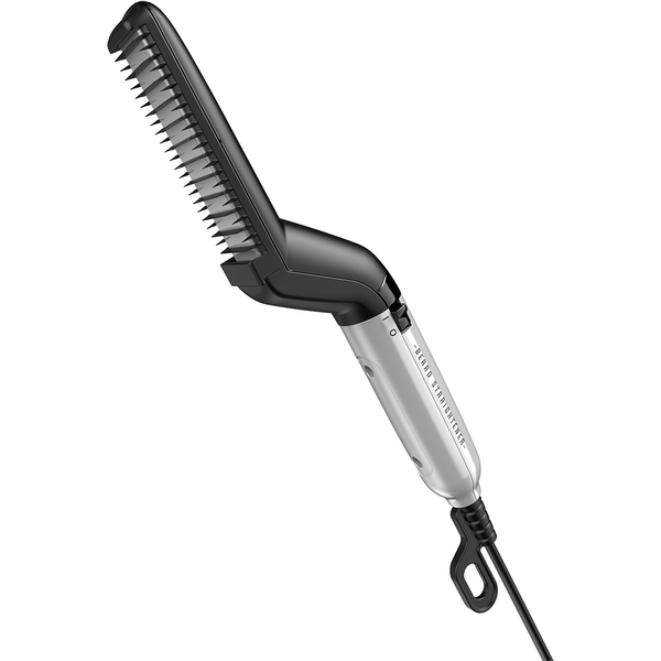 Escova Alisadora, Barber Style, Bivolt, Preto e Cinza, Gama Itay - BECHS0000002583