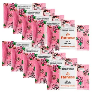 Kit Sabonete Farnese Flor De Cerejeira 85g - 10 unidades