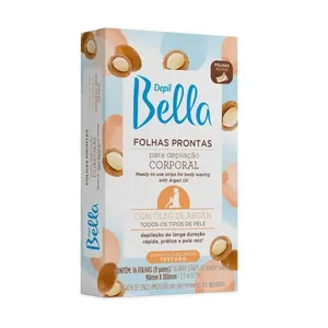 Depil Bella Folhas Depilação Corporal Oleo de Argan 16 Un