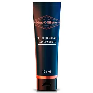 Gel De Barbear King C.Gillette Menos Irritação 170ml
