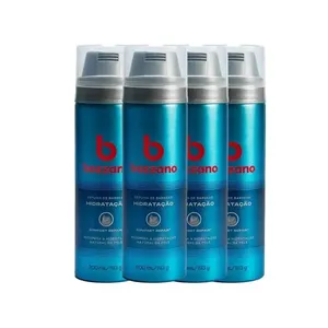 Kit Espuma De Barbear Bozzano Hidratação 190g - 4 Unidades
