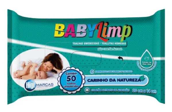 Lenco Umed Baby Limp Carinho Da Nat C/50