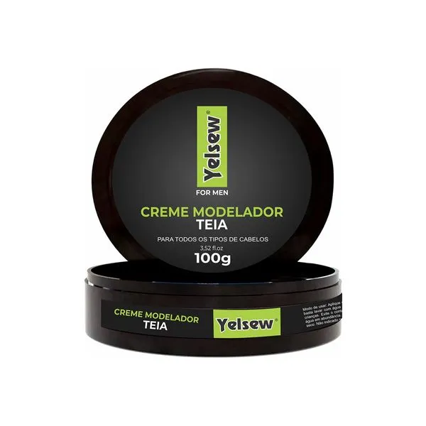 Pomada Capilar Yelsew Exclusive Essence Modeladora Teia Verde 100g
