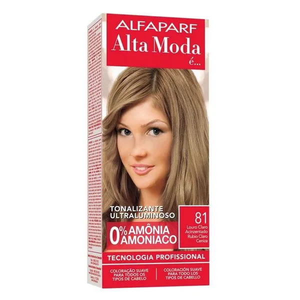 Tintura Alta Moda Tonalizante 81 Louro Claro Acinzentado