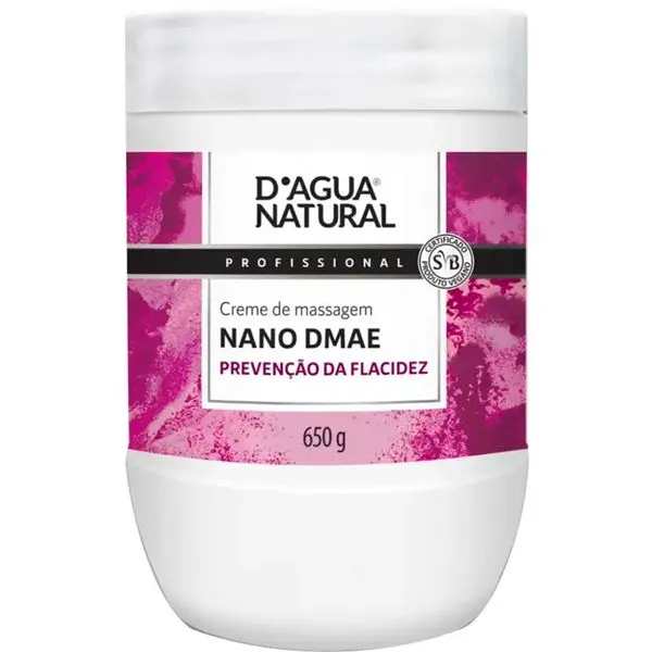 Creme De Massagem Corporal D`agua Natural Nano Dmae 650g
