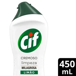 Cif Cremoso Limpeza Milagrosa Limão 450 ml