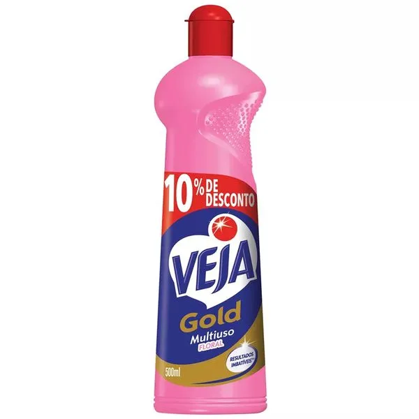Limpador Veja Multiuso Floral 500ml 10% de Desconto