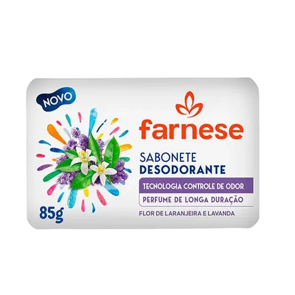 Sabonete Farnese Flor De Laranjeira E Lavanda 85g
