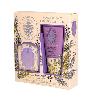 Kit La Florentina Luxury Gift Box Lavanda - Sabonete Em Barra 106g + Body Lotion 75ml NULO