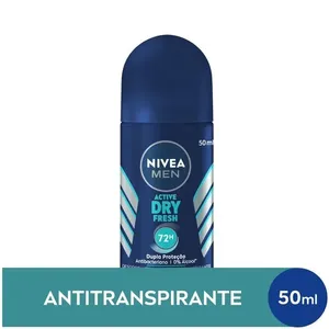 Desodorante Antitranspirante Nivea Men Active Dry Fresh 48h Roll-On 50ml