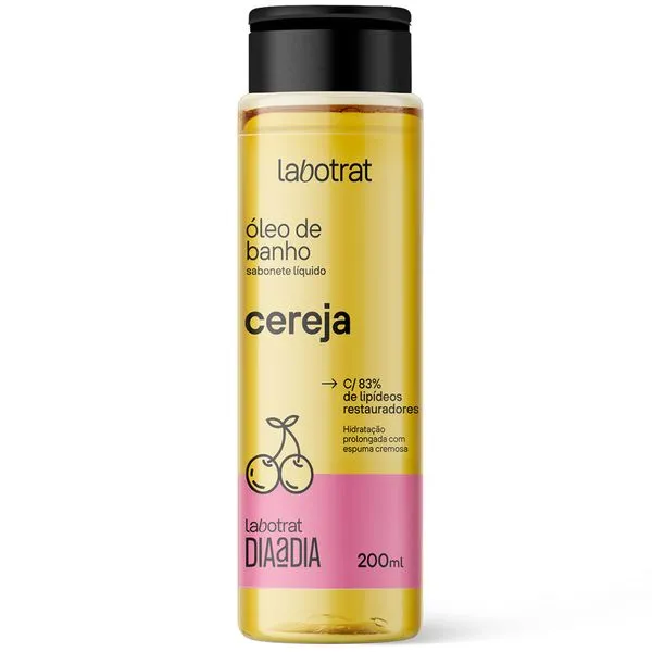 Sabonete Líquido Labotrat Óleo de Banho Cereja 200ml
