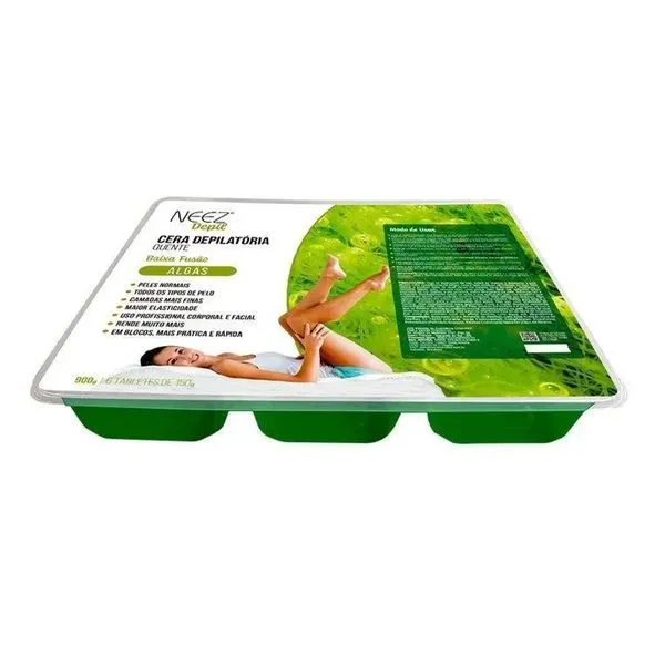 Cera Depilatória Quente Neez Algas 900g