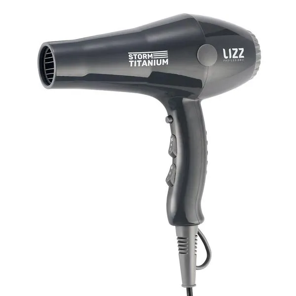 Secador de Cabelo Lizz Storm Titanium Cinza 127V