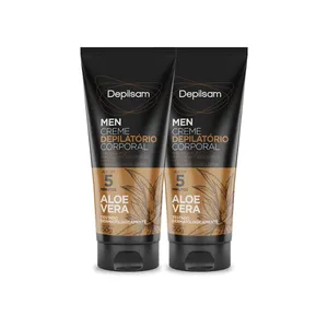 Kit Creme Depilatório Corporal Depilsam Men Sport 150G - 2 unidades