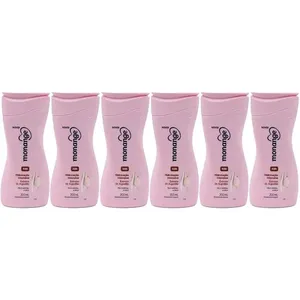 kit Creme Hidratante Corporal Monange Hidratação Intensiva Extrato De Algodão 200ml - 6 Unidades