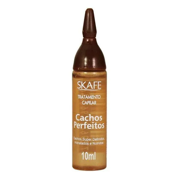 Ampola De Tratamento Capilar Cachos Perfeitos Skafe 10ml