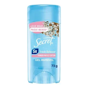 Desodorante Antitranspirante Gel Secret Powder Protect Cotton 73g