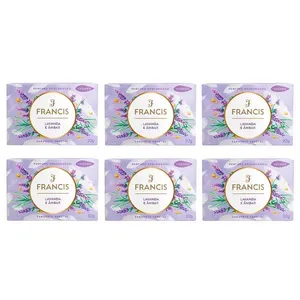 Kit Sabonete Francis Lavanda E Âmbar 90g - 6 Unidades