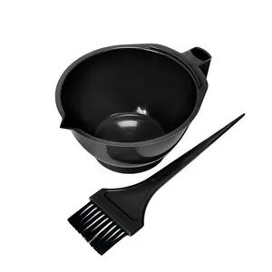Kit Banho De Lua Santa Clara Tigela + Pincel Cor Preto