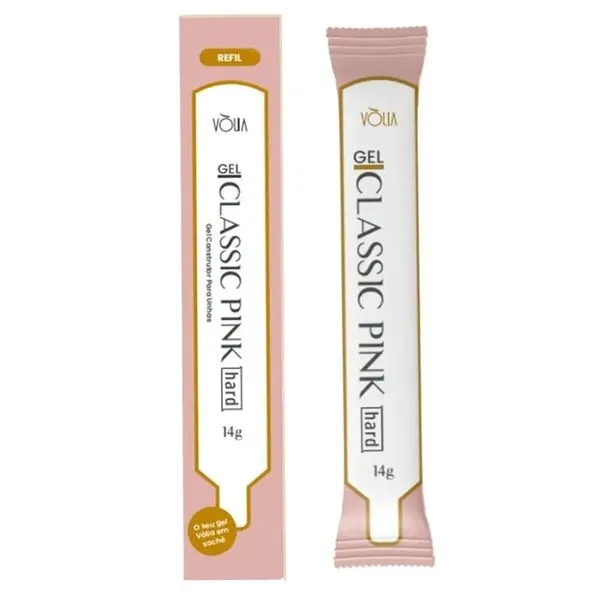 Gel Volia Classic Hard Pink Sachê 14g