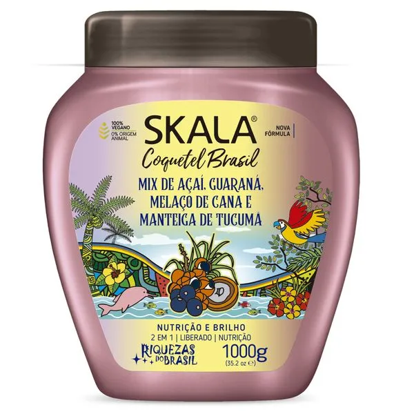 Máscara Capilar Condicionador Skala Coquetel Fortalecedor 1kg