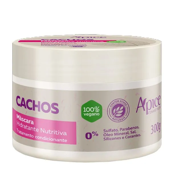 Máscara Capilar de Nutrição Ápice Para Cachos 300g