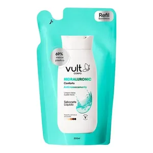 Sabonete Líquido Conforto Vult Corpo Hidraluronic 200ml Refil