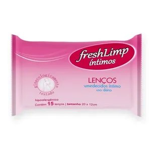 FRESHLIMP LENCO UMED INTIMO C/15 Lenço Umedecido Freshlimp Intimo Com 15 Unidades