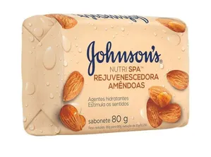 Sabonete em Barra Johnsons Nutri Spa Rejuvenescedora Amêndoas 80g