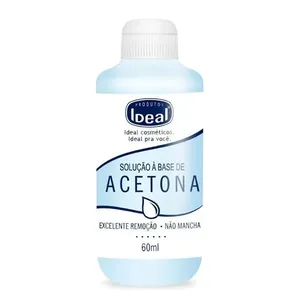 Removedor De Esmalte Ideal A Base Acetona 60ml