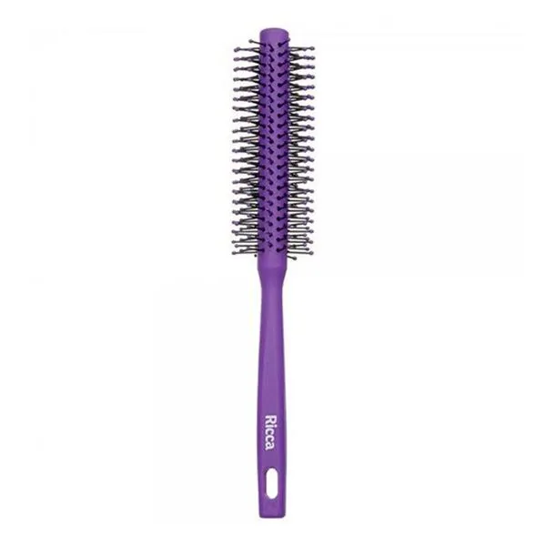 Escova De Cabelo Ricca Redonda Pinos 1 Unidade
