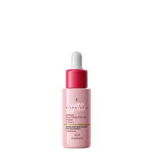 Sérum Multiprotetor Facial 12 em 1 Eudora Niina Secrets Niina Skin FPS 50 30 ml 30 ml