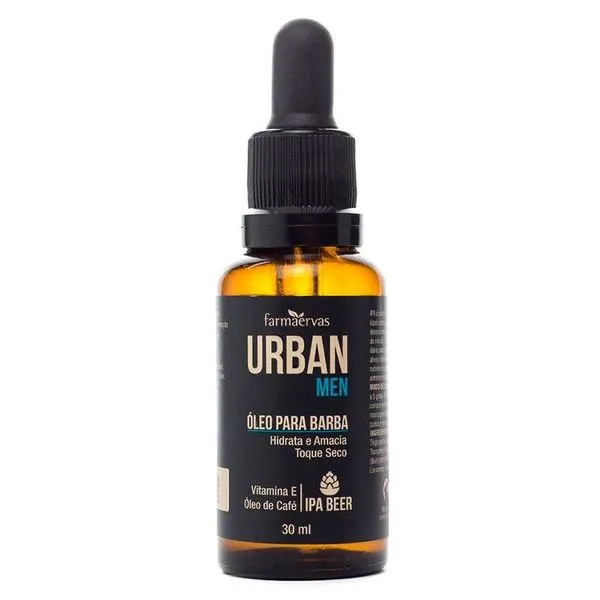 Óleo Para Barba Urban Men Farmaervas IPA 30ml