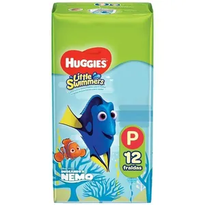 Fralda Huggies Little Swimmers Tamanho P Com 12 Unidades Nova Embalagem
