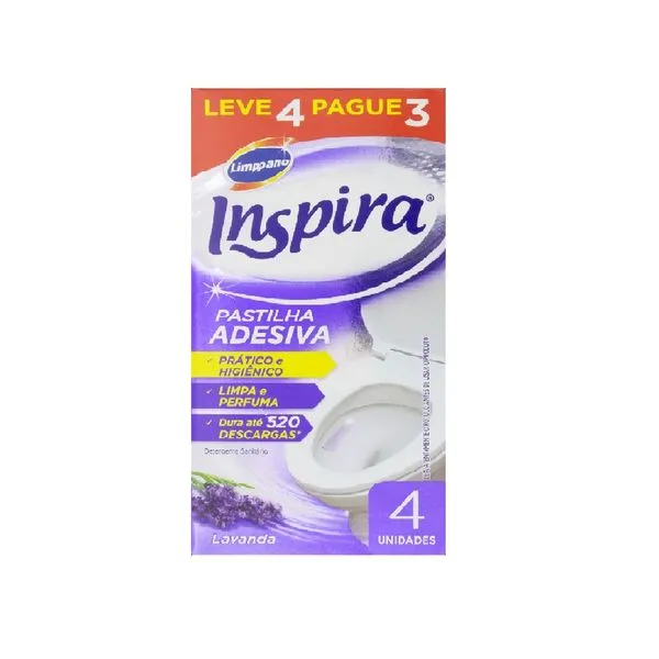 Kit Pastilha Sanitária Inspira Lavanda Leve 4 pague 3