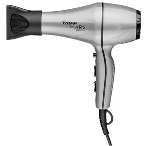 Secador de Cabelo Taiff , 3 Temperaturas, 2 Velocidades, 2000W, Prata Perolado - Style Pro 110V