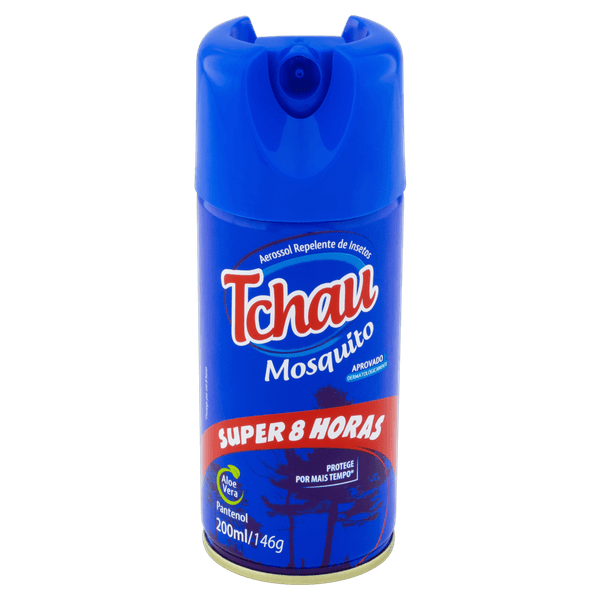 Repel Aero Tchau Mosquito Super 8H 200Ml Repelente Aerosol Tchau Mosquito Super 8H 200Ml