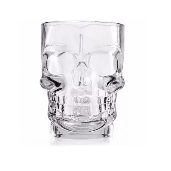 Caneca De Vidro Vitrizi Caveira Para Chopp 540ml